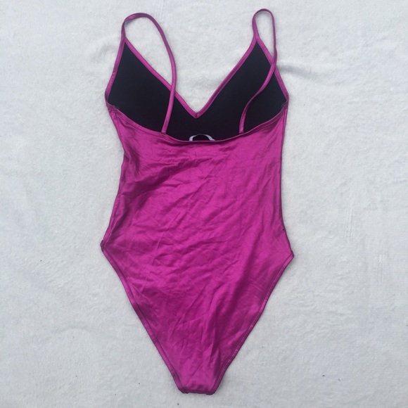 Metallic Pink Bodysuit - Picture 6 of 7